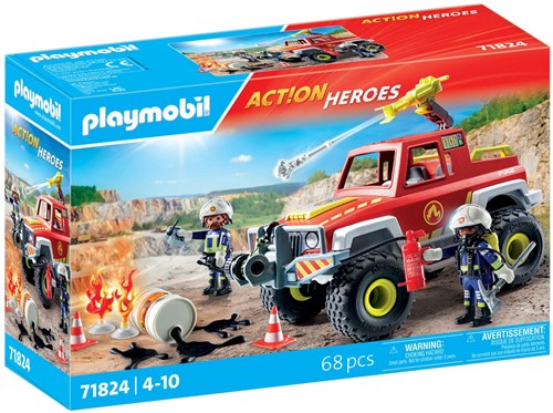 Playmobil camion dei pompieri giocattolo - Action Heroes - interattivo
