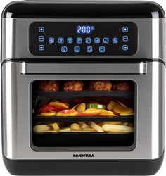 Inventum forno airfryer friggitrice ad aria calda 12 litri nero inox 8 programmi