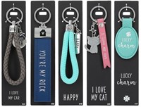 Depesche portachiavi turchese cuore Live Laugh Love decorativo-2