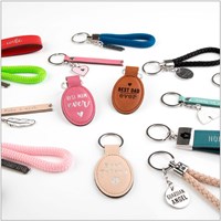 Portachiavi Depesche marrone Do not forget me! con testo You'll Never Walk Alone-3