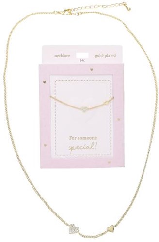 Collana Depesche Heart of Gold color argento con lettera J donna-3