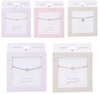 Depesche bracciale argento Heart of Gold con lettera D e zircone-2