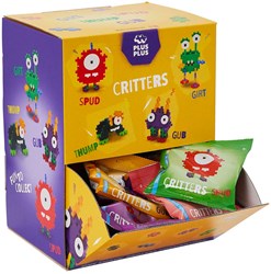 Plus-Plus set di costruzione Critters 48 pezzi giocattolo creativo colorato