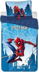 Parure copripiumino Spiderman cotone bambini 140x200cm Marvel