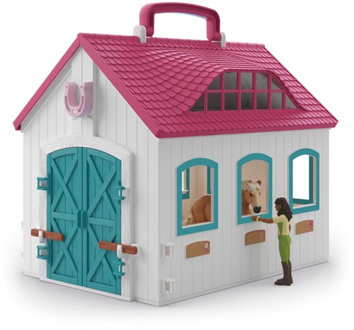 Schleich Horse Club stalla aperta Little Horseshoe playset cavalli-2