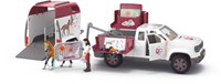 Schleich Horse Club Veterinario mobile playset con cavallo-2
