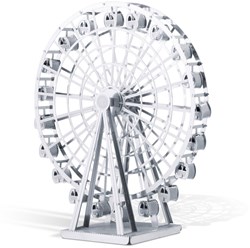 Eureka set di costruzione Metal Earth Ruota Panoramica 3D argento - modellino in metallo