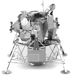 Eureka set di costruzione Metal Earth Apollo Lunar Module argento - puzzle 3D