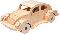 Eureka kit costruzione auto legno - puzzle 3D giocattolo creativo-2