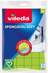 Vileda Huishoudddoekjes Spongidou 3 stuks
