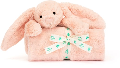 Jellycat Coperta coccolosa Coniglio blu -3