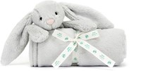 Jellycat Coperta coccolosa Bashful Silver Coniglio -3