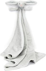 Jellycat Coperta coccolosa Bashful Silver Coniglio 