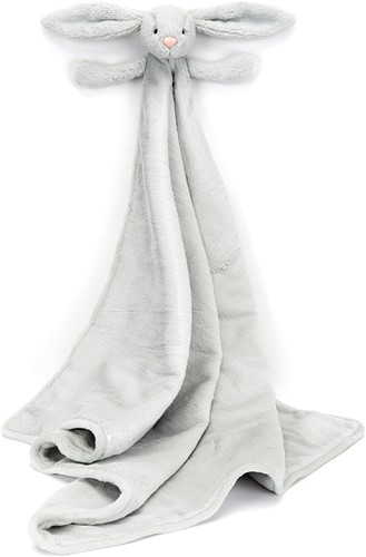 Jellycat Coperta coccolosa Bashful Silver Coniglio 
