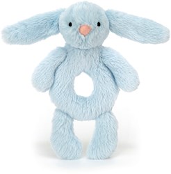 Jellycat peluche sonaglio Bashful Blue Bunny giocattolo neonato