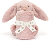 Jellycat Coperta Doudou Bashful Luxe Coniglio Rosa -2