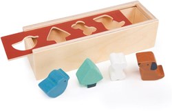Mentari scatola forme animali in legno - giocattolo educativo animali
