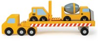 Mentari trasportatore in legno veicoli da costruzione - giocattolo educativo-2