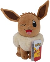 Pokémon peluche morbido Eevee winking 20 cm - giocattolo Pokémon soffice