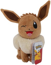 Pokémon peluche morbido Eevee winking 20 cm - giocattolo Pokémon soffice
