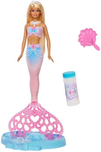 Barbie sirena bambola bolle fantasia giocattolo - divertimento magico-2