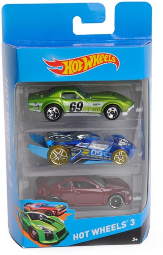 Hot Wheels auto giocattolo set di 3 veicoli diecast-3