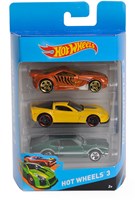 Hot Wheels auto giocattolo set di 3 veicoli diecast