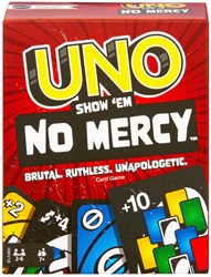 Mattel gioco di carte UNO Show 'em No Mercy - gioco di famiglia con regole extra