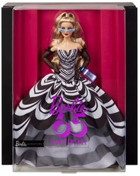 Mattel Barbie bambola fashion anniversario 65 anni - edizione da collezione con accessori