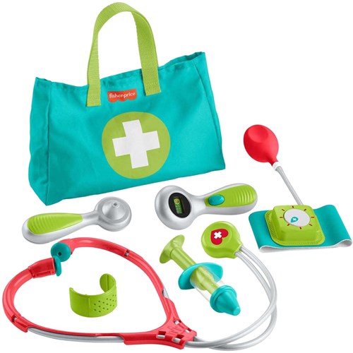 Fisher-Price set del dottore - borsa medica giocattolo per bambini-2