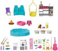 Mattel Barbie camper giocattolo - dreamcamper playset con accessori-3