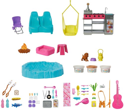 Mattel Barbie camper giocattolo - dreamcamper playset con accessori-3