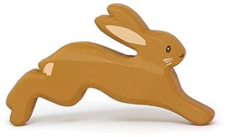 Tender Leaf figura in legno lepre - animale del bosco giocattolo per bambini