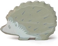 Tender Leaf animale del bosco in legno - riccio giocattolo grigio