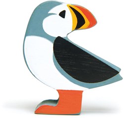 Tender Leaf animale marino pulcinella di mare figura in legno per bambini
