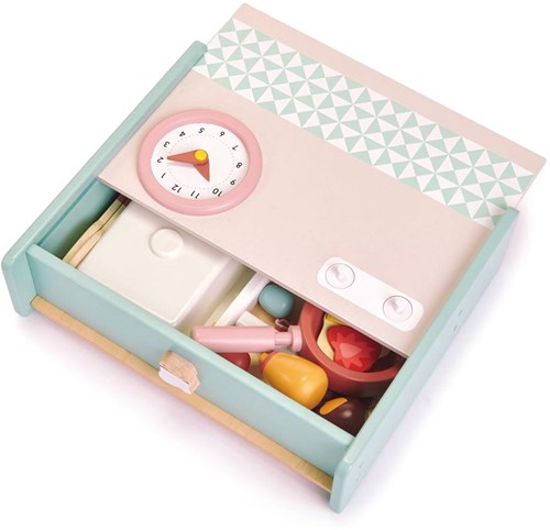 Tender Leaf cucina giocattolo in legno kitchenette con accessori - gioco creativo-3