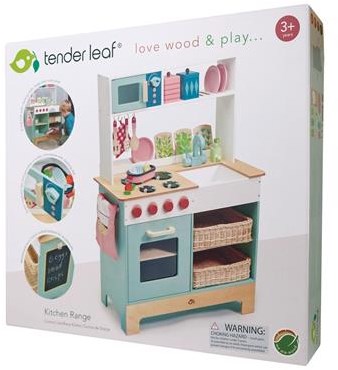 Tender Leaf cucina giocattolo in legno - cucina per bambini con accessori-3