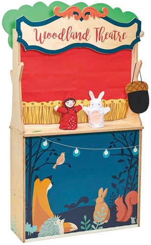Tender Leaf negozio in legno e teatro dei burattini giocattolo bambini-2