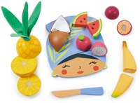 Tender Leaf tagliere in legno set frutta tropicale giocattolo per bambini