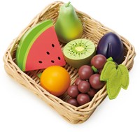 Tender Leaf cestino di frutta in legno giocattolo - gioco educativo frutta