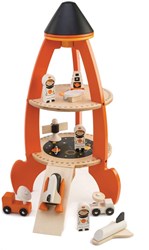 Tender Leaf set razzo in legno - Giocattolo spaziale Cosmic Rocket