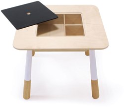 Tender Leaf tavolo in legno foresta per bambini - tavolo da gioco con lavagna e vano portaoggetti