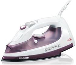 Severin ferro da stiro a vapore viola 2500W con sistema antigoccia e anticalcare