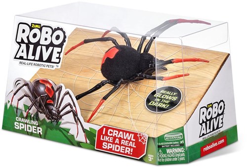 Zuru giocattolo Robo Alive ragno robotico glow in the dark bambini