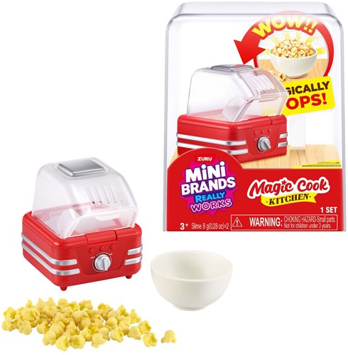 Zuru giocattolo Macchina per Popcorn Mini Brands Cook Kitchen set-3