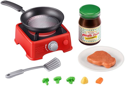 Zuru padella giocattolo Mini Brands Cook Kitchen con accessori-2