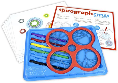 Spirograph set disegno a spirale Cyclex - giocattolo creativo per bambini-2
