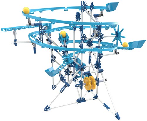 K'nex pista per biglie da costruire con motore - giocattolo STEM - 504 pezzi-3