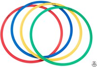 Spordas cerchi piatti resistenti set da 4 per giochi all’aperto-2