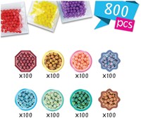 Aquabeads set creativo ricarica mix perline multicolore 800 pezzi-3